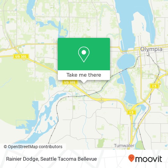Rainier Dodge map