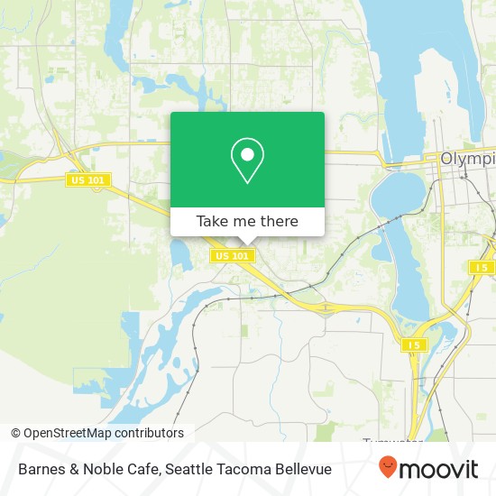 Mapa de Barnes & Noble Cafe