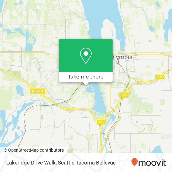 Mapa de Lakeridge Drive Walk