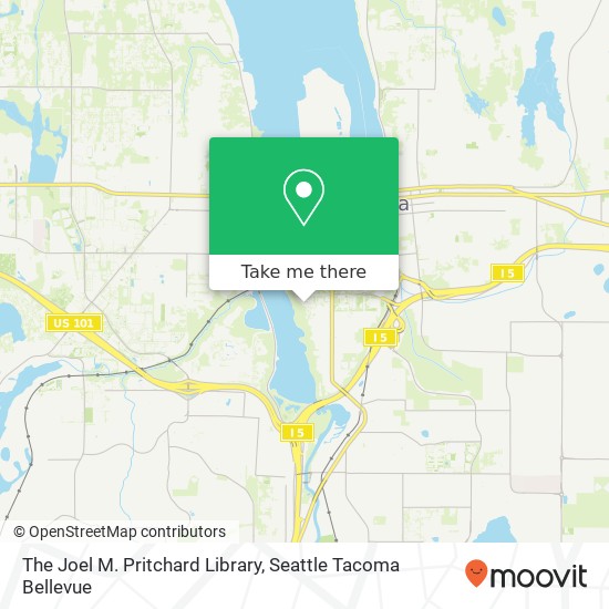 The Joel M. Pritchard Library map