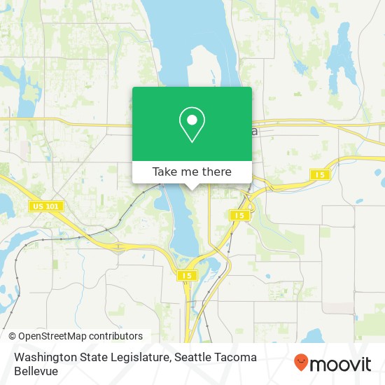 Mapa de Washington State Legislature