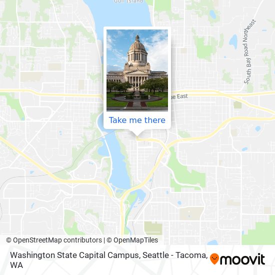 Washington State Capital Campus map