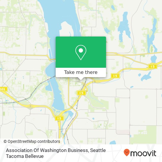 Association Of Washington Business map