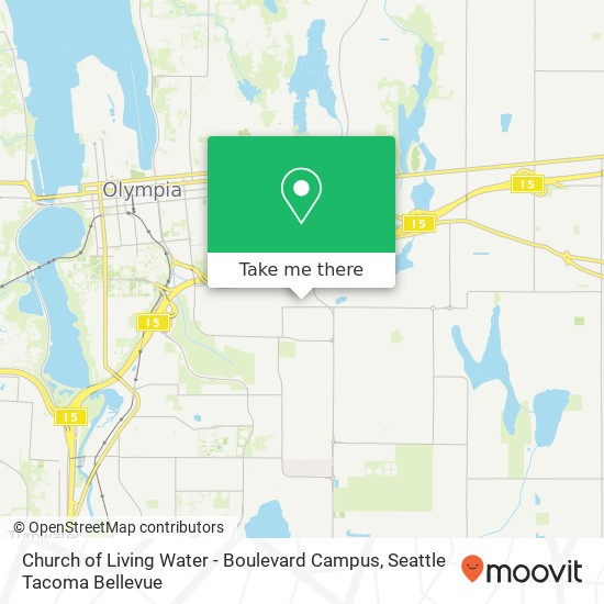 Church of Living Water - Boulevard Campus map