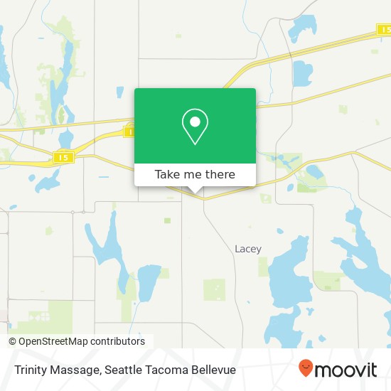 Trinity Massage map