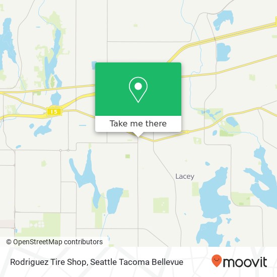 Rodriguez Tire Shop map