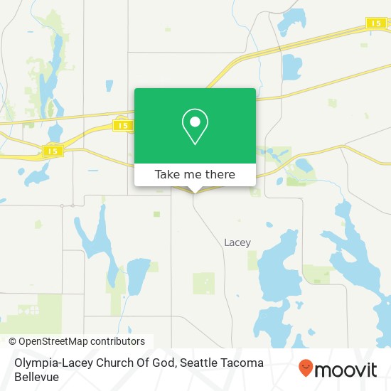 Olympia-Lacey Church Of God map