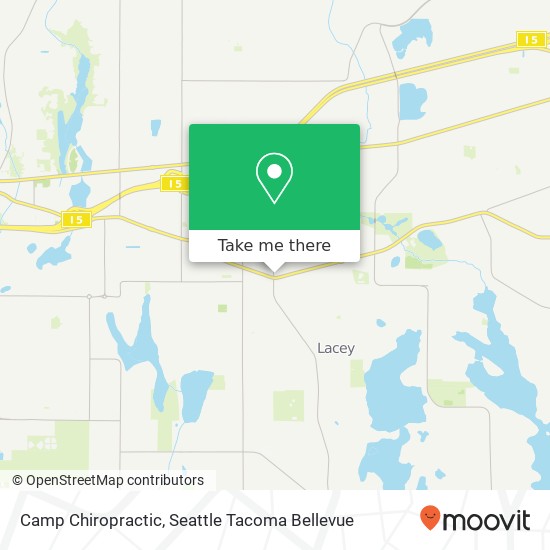 Camp Chiropractic map