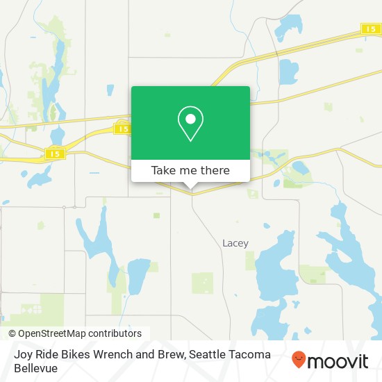 Mapa de Joy Ride Bikes Wrench and Brew