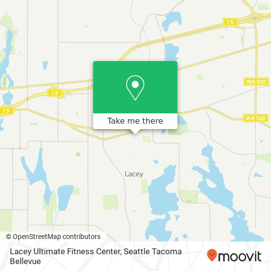 Lacey Ultimate Fitness Center map