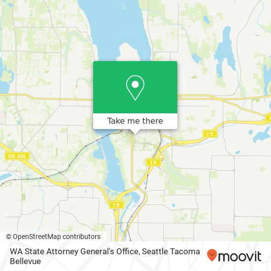 Mapa de WA State Attorney General's Office