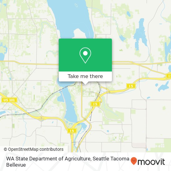 WA State Department of Agriculture map