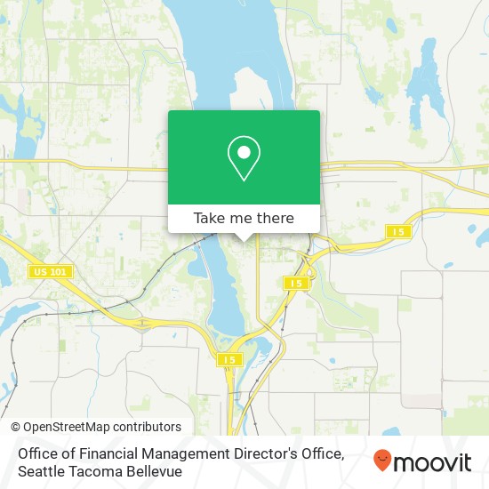 Office of Financial Management Director's Office map