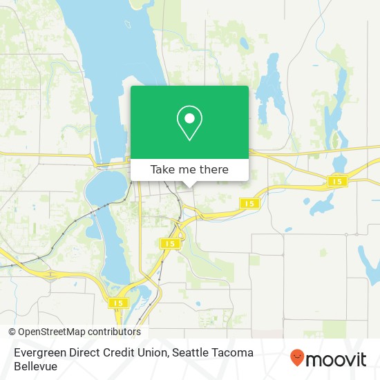 Evergreen Direct Credit Union map