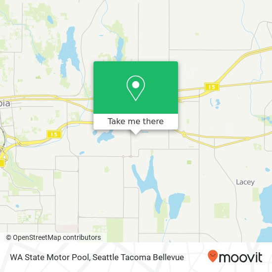 Mapa de WA State Motor Pool