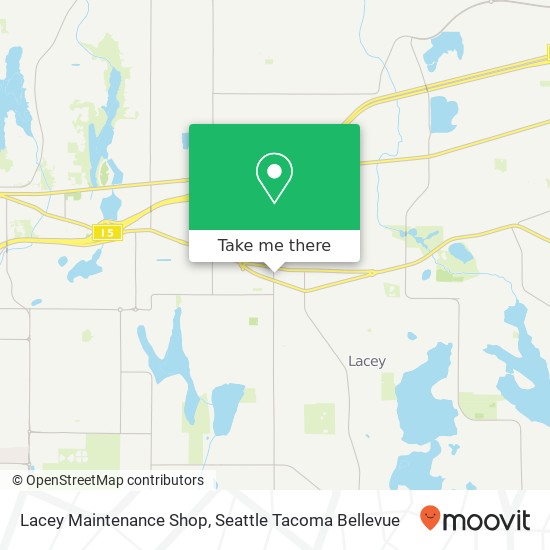 Mapa de Lacey Maintenance Shop