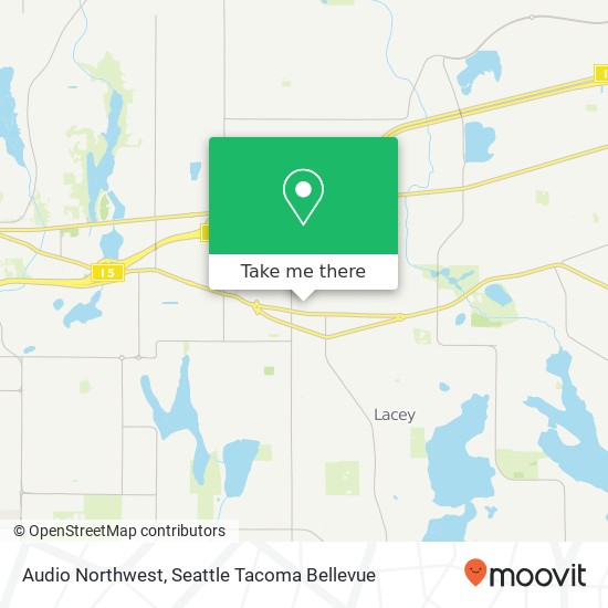 Audio Northwest map