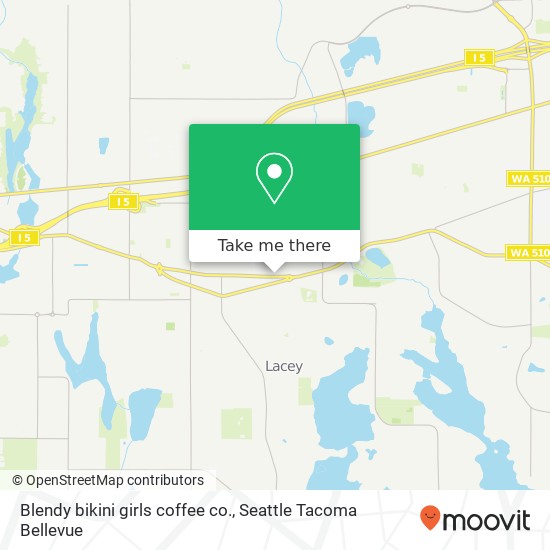 Blendy bikini girls coffee co. map