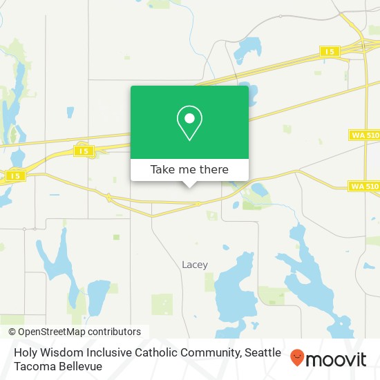Mapa de Holy Wisdom Inclusive Catholic Community