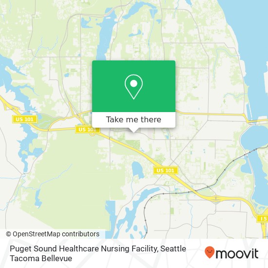 Mapa de Puget Sound Healthcare Nursing Facility