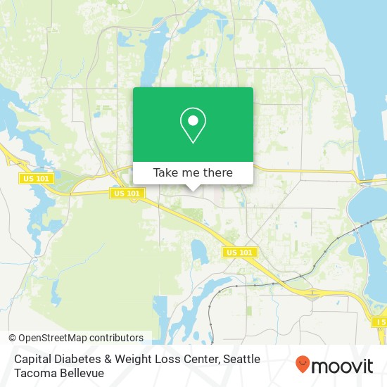 Mapa de Capital Diabetes & Weight Loss Center