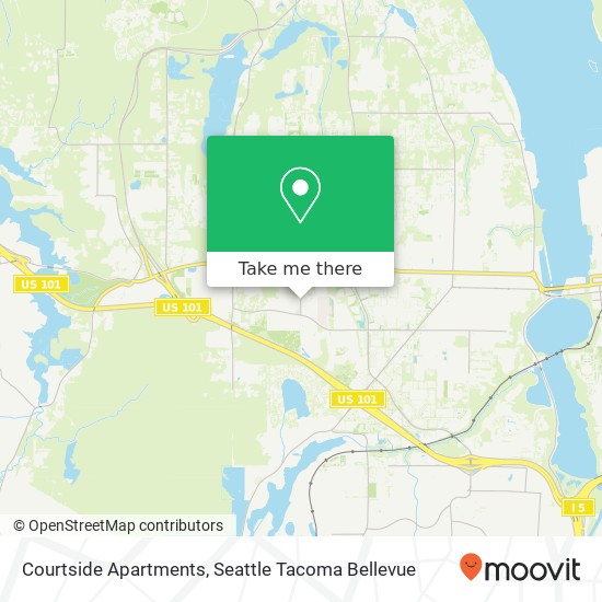 Courtside Apartments map