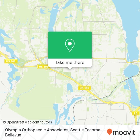 Olympia Orthopaedic Associates map