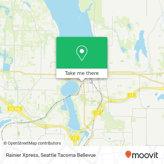 Mapa de Rainier Xpress