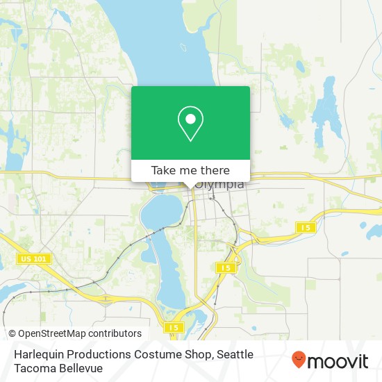 Harlequin Productions Costume Shop map