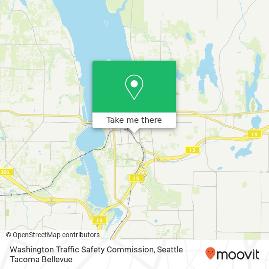 Mapa de Washington Traffic Safety Commission