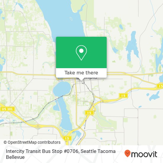 Mapa de Intercity Transit Bus Stop #0706