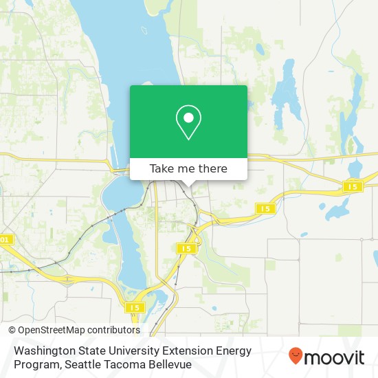 Mapa de Washington State University Extension Energy Program