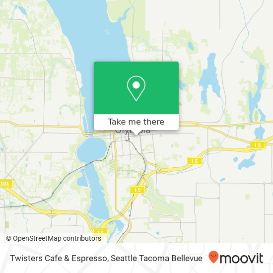 Twisters Cafe & Espresso map