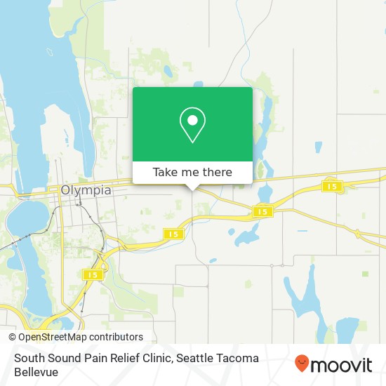 South Sound Pain Relief Clinic map