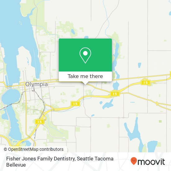 Fisher Jones Family Dentistry map