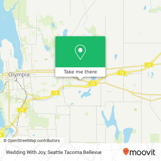 Wedding With Joy map