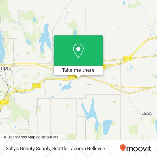 Sally's Beauty Supply map