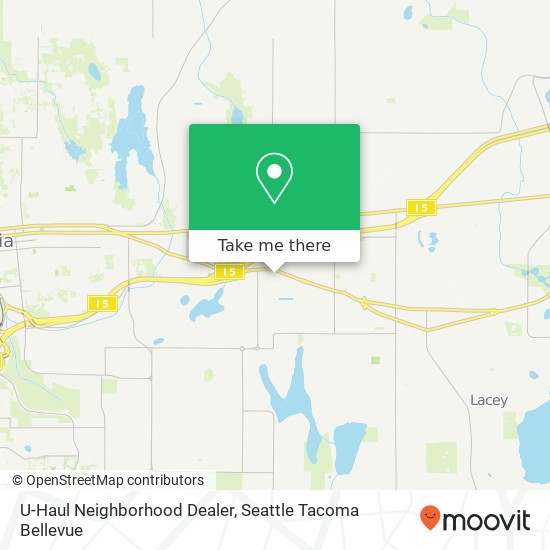 Mapa de U-Haul Neighborhood Dealer