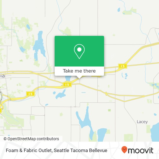 Foam & Fabric Outlet map