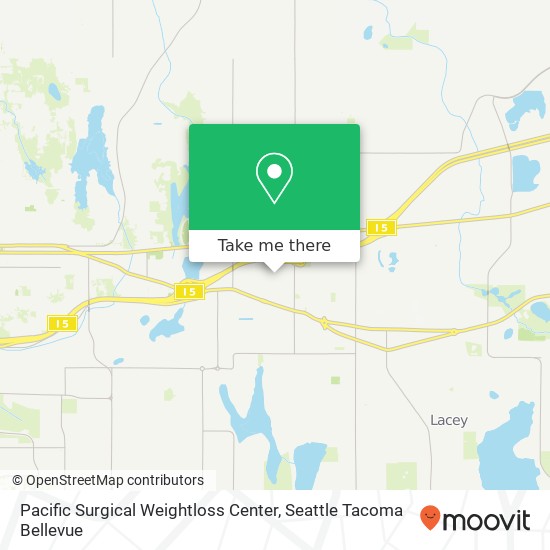 Mapa de Pacific Surgical Weightloss Center