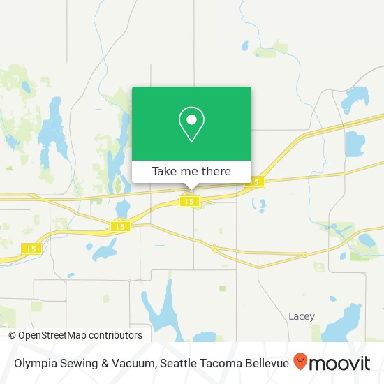 Olympia Sewing & Vacuum map
