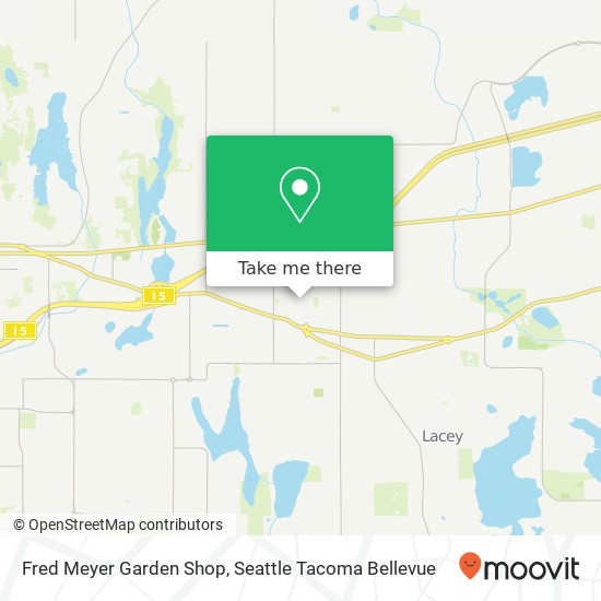 Mapa de Fred Meyer Garden Shop