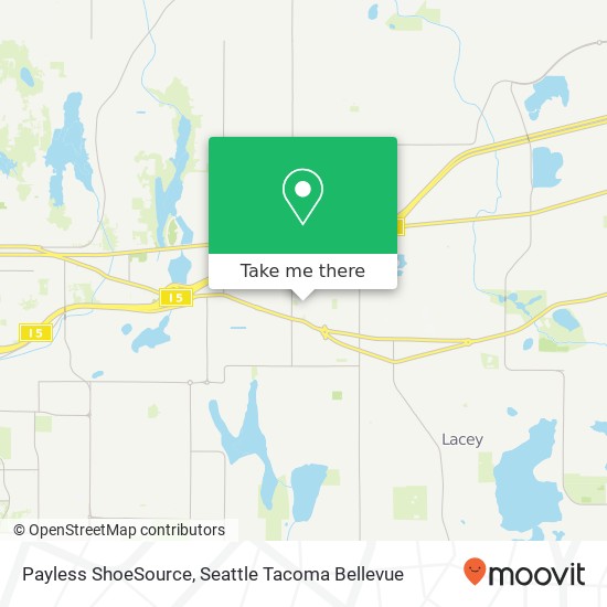 Mapa de Payless ShoeSource