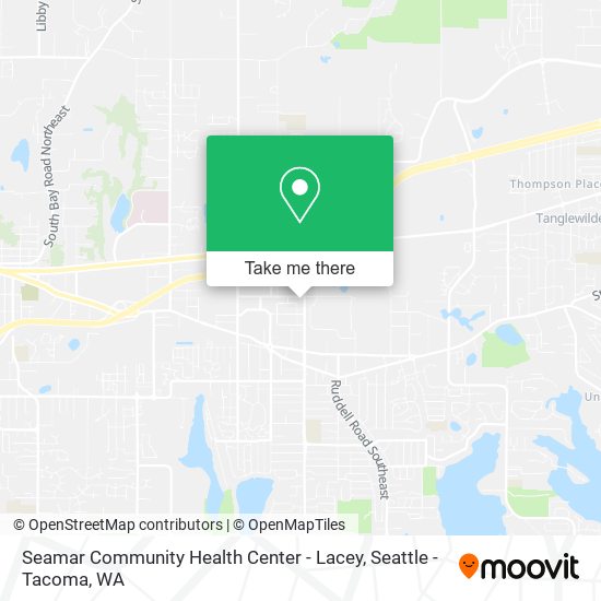 Seamar Community Health Center - Lacey map