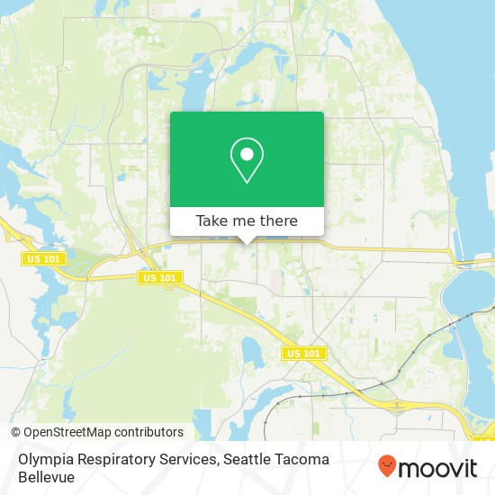 Olympia Respiratory Services map