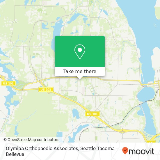 Mapa de Olymipa Orthopaedic Associates