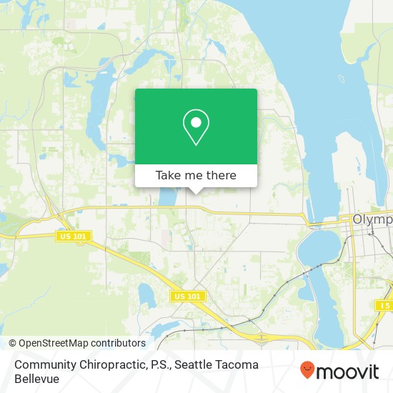 Community Chiropractic, P.S. map