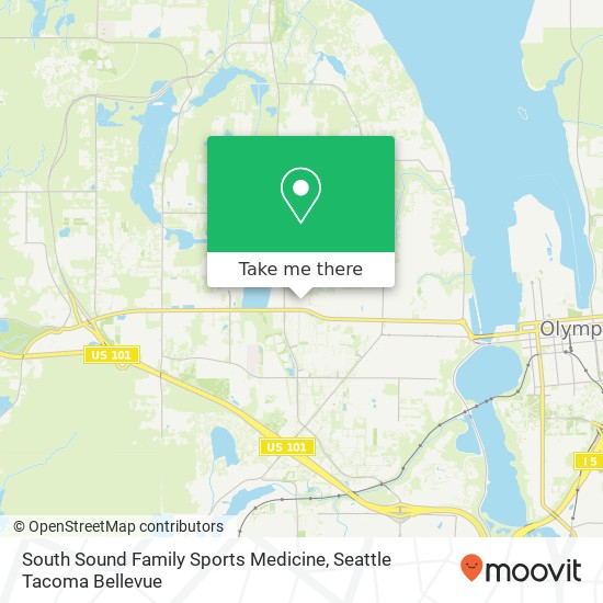 Mapa de South Sound Family Sports Medicine