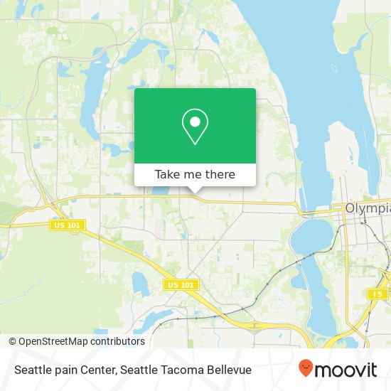 Mapa de Seattle pain Center