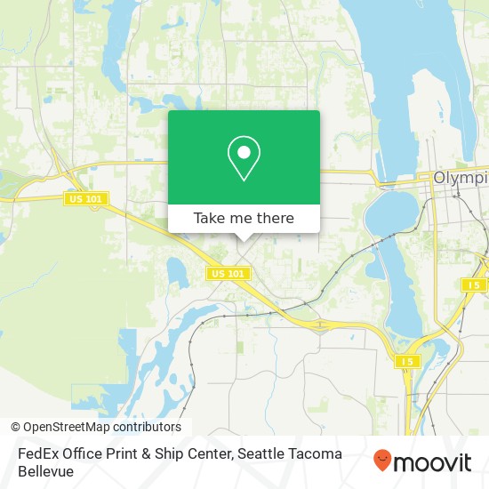 Mapa de FedEx Office Print & Ship Center